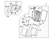 Buick LaCrosse Seat Cushion Diagram - 20824580