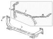 Cadillac Radiator Support Diagram - 84850309