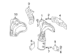 Pontiac Vibe Exhaust Manifold Diagram - 19185417