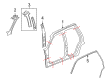 Cadillac Weather Strip Diagram - 20789461