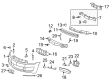 Saturn Bumper Cover Diagram - 19177209
