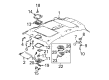 Chevy Malibu Sun Visor Diagram - 10381578
