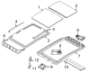 Saturn Astra Sunroof Diagram - 13228590