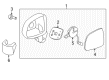 Chevy Captiva Sport Side View Mirrors Diagram - 19299228
