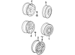 Saturn SC2 Spare Wheel Diagram - 21012832