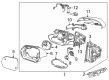 Buick Enclave Car Mirror Diagram - 26547062