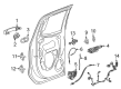 Chevy Silverado 2500 HD Door Latch Cable Diagram - 86507553