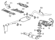 GMC Sierra 1500 Limited Tail Pipe Diagram - 86799818