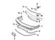 Cadillac DeVille Bumper Cover Diagram - 25644009