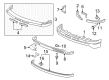 Chevy Air Deflector Diagram - 15005294