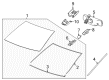 Cadillac Windshield Diagram - 84361208