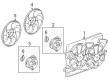 Chevy Equinox Cooling Fan Assembly Diagram - 25952781