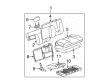 Chevy Silverado 2500 Seat Covers Diagram - 89043762