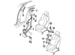 Buick Skylark Seat Belt Diagram - 12534923