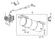 GMC Hummer EV SUV Air Suspension Compressor Diagram - 86516832