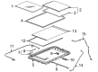Chevy Suburban Weather Strip Diagram - 84810473