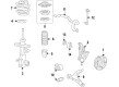 Cadillac XT4 Coil Springs Diagram - 42819278