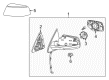 Chevy Suburban Car Mirror Diagram - 22976556