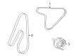 Chevy Cruze V-Belt Diagram - 55350420