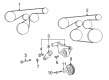 Pontiac Vibe Drive Belt Diagram - 19185230