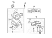 Hummer H3 Air Filter Box Diagram - 25940117