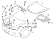 Pontiac Hood Diagram - 19183898