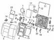 Cadillac XT4 Seat Covers Diagram - 84686232