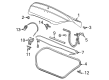 Cadillac CT4 Weather Strip Diagram - 84779166