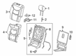 Cadillac XT6 Seat Covers Diagram - 84803716