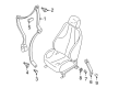 Chevy Cavalier Seat Belt Diagram - 12532169