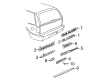 GMC Jimmy Emblem Diagram - 15963240