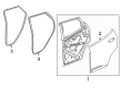 Chevy Bolt EUV Door Seal Diagram - 42692462