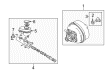 Cadillac Brake Master Cylinder Repair Kit Diagram - 19209197