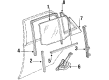 Pontiac Window Crank Handle Diagram - 96123767