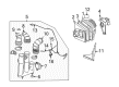 Cadillac Air Intake Hose Diagram - 25736893