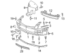 Cadillac Air Deflector Diagram - 25748633