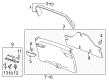 GMC Acadia Body Mount Hole Plug Diagram - 23334694