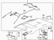 Chevy SS Interior Door Handle Diagram - 92292665