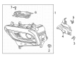 Buick Enclave Headlight Diagram - 86525168