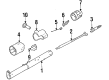 Pontiac T1000 Steering Column Cover Diagram - 7841265