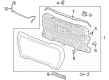 GMC Sierra 3500 HD Grille Diagram - 84508286