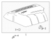 Chevy Engine Cover Diagram - 12653293