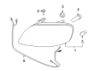 Pontiac G3 Headlight Diagram - 96859972