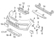 Chevy City Express Bumper Cover Diagram - 19316709