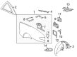 Chevy Fuel Door Diagram - 22695256