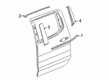 Chevy Silverado 1500 LTD Door Moldings Diagram - 84932474