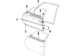 Chevy Celebrity Door Moldings Diagram - 20498757