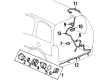 Chevy Venture Parking Assist Sensor Diagram - 88891837