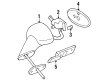 Buick Riviera Car Mirror Diagram - 12536941