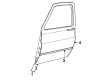 Chevy K10 Suburban Door Moldings Diagram - 14072892